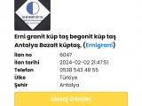 Ankara granit küp taş begonit küp taş İzmir bursa konya granit küp taş begonit küp taş 